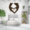 'I Love Us' Heart Hands Wall Decal - Brown