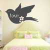 Love Bird Wall Decor - Charcoal Gray