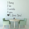 Love Song Vinyl Wall Decal - Charcoal Gray