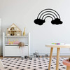 Rainbow Wall Decal - Black