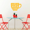 'You're My Cup of Tea' Kitchen Wall Decor - Yellow