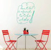 'Don't Be Afraid To Take Whisks' Kitchen Wall Decor - Mint
