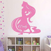 Personalized Rapunzel sticker from Disney's Rapunzel - pink