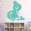 Personalized Rapunzel sticker from Disney's Rapunzel - turquoise