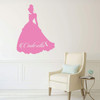 Disney Princess Cinderalla vinyl wall sticker - pink