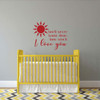 I Love You wall decal lifestyle photo in kids bedroom