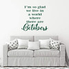 'Octobers' Wall Decal ' Autumn - Vinyl Decor for Living Room, Family Room or Home Decoration