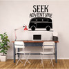 Adventure Wall Decal - Seek Adventure - Vinyl Wall Decoration For the Home, Office, or Classroom