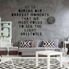 Aristotle Quote Wall Decal - It Is During Our Darkest Moments We Must See - Inspirational Vinyl Art for Home, Bedroom or Living Room Decor