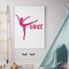 Ballerina Wall Decal For Girls or Teens - For Bedroom, Dance Studio, Classic Ballet Decor - Vinyl Design