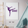 Ballerina Wall Decal For Girls or Teens - For Bedroom, Dance Studio, Classic Ballet Decor - Vinyl Design