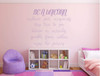 Be a Unicorn Quote, Full Wall Mural Vinyl Decal for Girl's Bedroom or Baby Nursery Decor