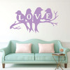 "Love" Birds Vinyl Wall Art, Gifts For Bird Lovers, Wall Art Decor for the Living Room, Home Office Decor