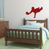 Baseball Player Wall Decal Diving Boys' Room Vinyl Wall Decor