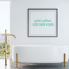 Bath Wall Decal for Bathroom Decor - Splish Splash I Was Taking A Bath - Removable Vinyl Sticker For Home Decoration
