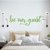 Be Our Guest Wall Decor for Decorating Home Guest Bedroom, Hotel, Bed and Breakfast