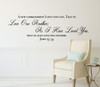 Bible Verse Wall Decals - John 13:34 Scripture Quote - Love One Another - Christian Vinyl Lettering Decor for Home, Office, Church