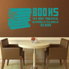 Book Quotes Wall Decals - "Books, The Most Powerful Weapons in the World" - Doctor Who - Reading Themed Decor for the School, Home, Office, or Library