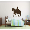 Boy's Room Decor | Customized Name Horse, Rider Wall Decal | Personalized Knight Silhouette Vinyl Sticker for Boy's Bedroom, Playroom | Small, Large Sizes | Black, White, Blue, Red, Gray, Other Colors