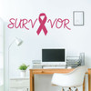 Cancer Survivor Gift Wall Decal - Vinyl Decoration for Bedroom, Home, Living Room or Family Room
