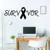 Cancer Survivor Gift Wall Decal - Vinyl Decoration for Bedroom, Home, Living Room or Family Room