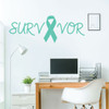 Cancer Survivor Gift Wall Decal - Vinyl Decoration for Bedroom, Home, Living Room or Family Room