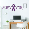Cancer Survivor Gift Wall Decal - Vinyl Decoration for Bedroom, Home, Living Room or Family Room