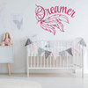Children's Room Wall Decal - Dreamer - Vinyl Decoration for Playroom, Bedroom, Home or Nursery Decor