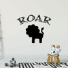 Children's Room Wall Decal - Lion Roar- Boys or Girl's Bedroom Decoration, Playroom or Nursery Room Decor
