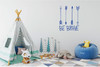 Children's Wall Decal - Be Brave - Vinyl Decoration For Playroom, Bedroom, Home Or Nursery Decor