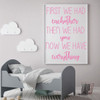 Children's Wall Decal - We First Had Each Other - Vinyl Decorations for Boy's Bedroom, Playroom or Study Area