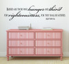 Christian Wall Decal - Blessed Are Those Who Hunger And Thirst - Vinyl Scripture And Religious Home Bathroom Decor - Church Decoration