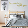 Christian Wall Decal - Fear Not For I Am With You - Vinyl Decor for Bedroom, Living room and Family Room Decoration