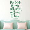 Christian Wall Decal - The Lord Is Near - Psalm Vinyl Scripture And Religious Home Bathroom Decor - Church Decoration