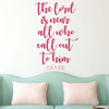 Christian Wall Decal - The Lord Is Near - Psalm Vinyl Scripture And Religious Home Bathroom Decor - Church Decoration