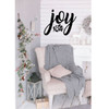 Christmas Wall Decal - Joy - Holiday Vinyl Decor for Living Room or Home Decoration