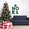 Christmas Wall Decal - Noel - Holiday Vinyl Stickers for Living Room, Family Room Decor or Home Decoration