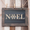 Christmas Wall Decor - Noel Vinyl Decal With Snow Flake For Christmas Or Winter Home Decoration