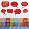 Classroom Decorations- Customized Classroom Rules Speech Bubbles Vinyl Wall Sign Decals for Children, Playrooms, Preschools, Libraries and Teachers.