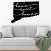 Connecticut Wall Decal - State Silhouette Vinyl Art for Home Decor, Living Room or Family Room Decoration