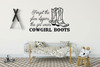 Cowgirl Room Decor Decal
