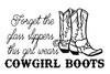 Cowgirl Room Decor Decal