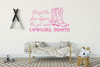 Cowgirl Room Decor Decal