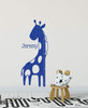 Custom Name Giraffe Height Chart for Kids