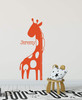 Custom Name Giraffe Height Chart for Kids