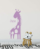 Custom Name Giraffe Height Chart for Kids