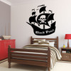 Custom Name Pirate Ship Wall Decal Vinyl Sticker