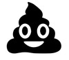 Custom Poop Emoji Wall Decal
