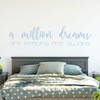 A Million Dreams Vinyl Wall Decal