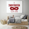 A Superhero Sleep Here